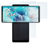 Schutzfolie atFoliX passend für LG Wing, ultraklare und flexible FX (3er Set)