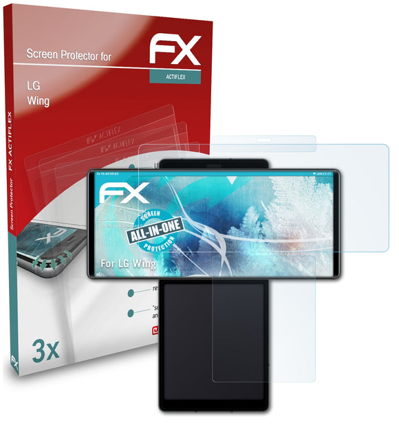 atFoliX FX-ActiFleX Displayschutzfolie für LG Wing