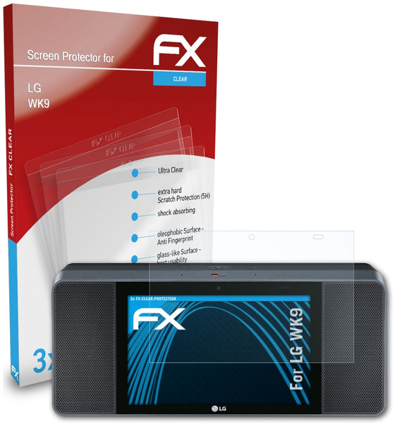 atFoliX FX-Clear Schutzfolie für LG WK9