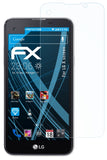 Schutzfolie atFoliX kompatibel mit LG X screen, ultraklare FX (3X)