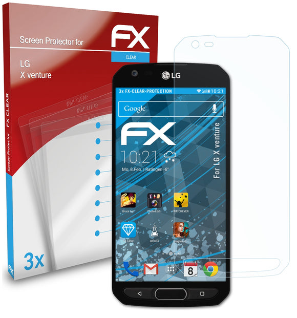 atFoliX FX-Clear Schutzfolie für LG X venture