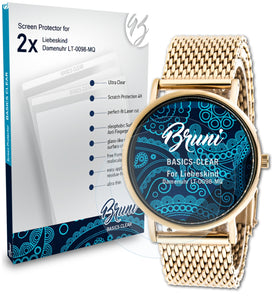 Bruni Basics-Clear Displayschutzfolie für Liebeskind Damenuhr (LT-0098-MQ)