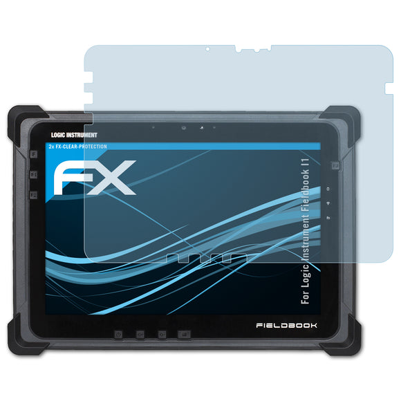 atFoliX FX-Clear Schutzfolie für Logic Instrument Fieldbook I1