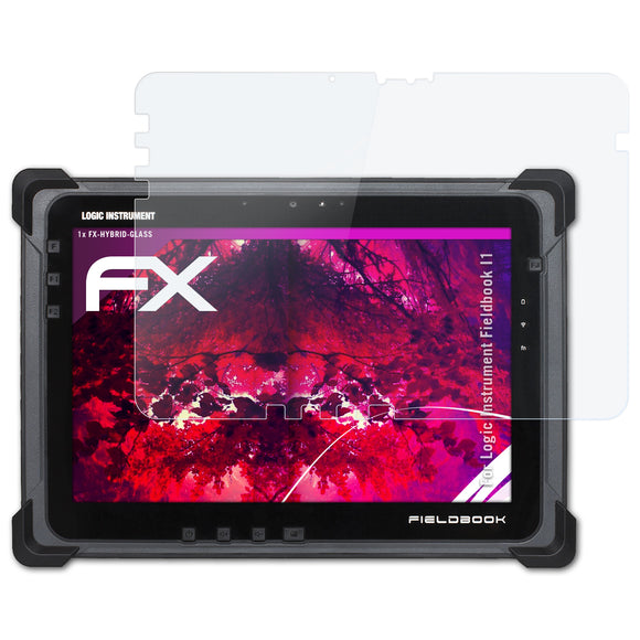 atFoliX FX-Hybrid-Glass Panzerglasfolie für Logic Instrument Fieldbook I1