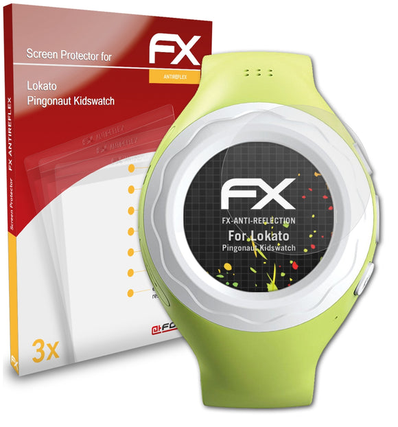 atFoliX FX-Antireflex Displayschutzfolie für Lokato Pingonaut Kidswatch