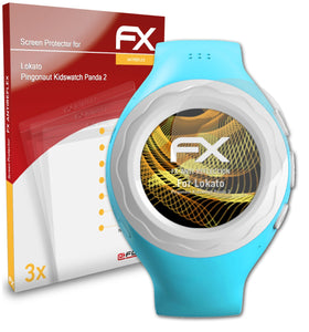 atFoliX FX-Antireflex Displayschutzfolie für Lokato Pingonaut Kidswatch Panda 2