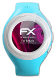 Glasfolie atFoliX kompatibel mit Lokato Pingonaut Kidswatch Panda 2, 9H Hybrid-Glass FX