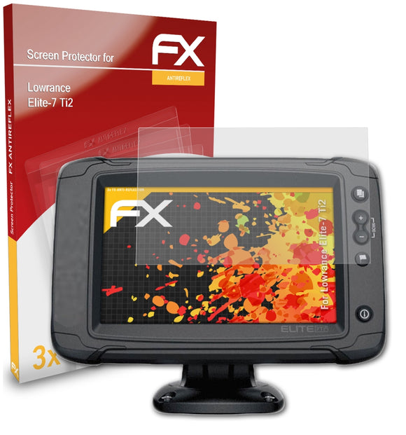 atFoliX FX-Antireflex Displayschutzfolie für Lowrance Elite-7 Ti2
