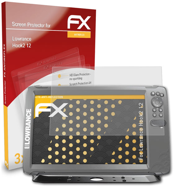 atFoliX FX-Antireflex Displayschutzfolie für Lowrance Hook2 12