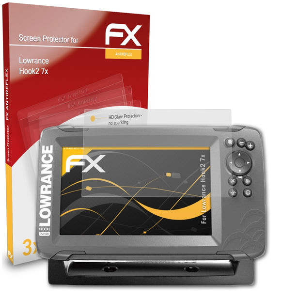 atFoliX FX-Antireflex Displayschutzfolie für Lowrance Hook2 7x