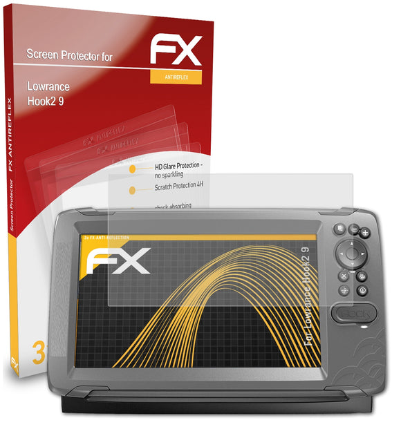 atFoliX FX-Antireflex Displayschutzfolie für Lowrance Hook2 9