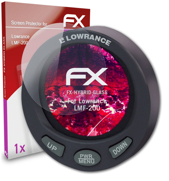 atFoliX FX-Hybrid-Glass Panzerglasfolie für Lowrance LMF-200