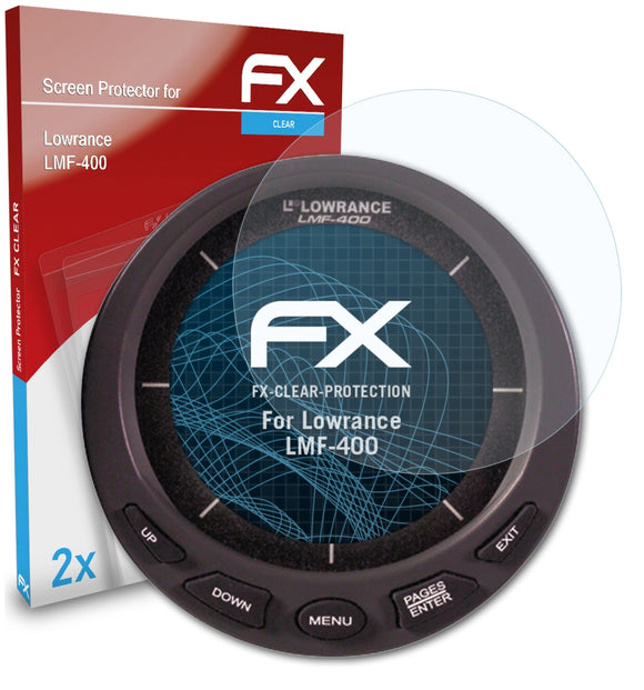 atFoliX FX-Clear Schutzfolie für Lowrance LMF-400