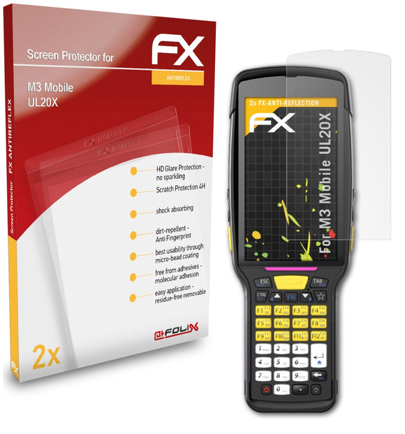 atFoliX FX-Antireflex Displayschutzfolie für M3 Mobile UL20X