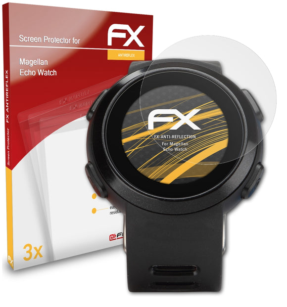atFoliX FX-Antireflex Displayschutzfolie für Magellan Echo Watch
