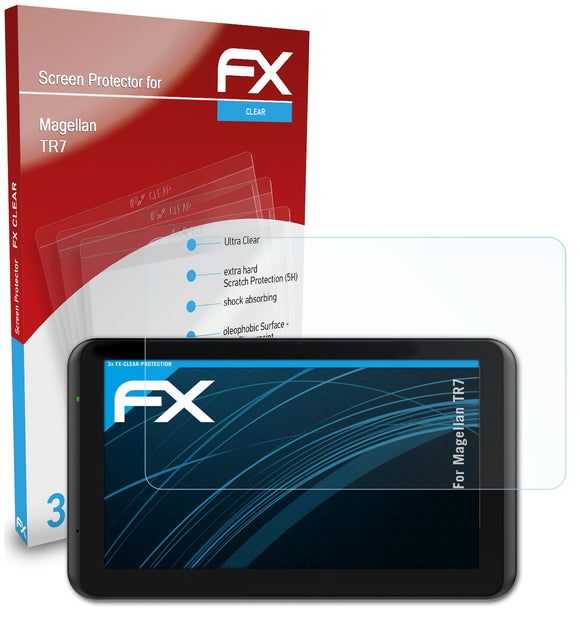 atFoliX FX-Clear Schutzfolie für Magellan TR7