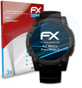 atFoliX FX-Clear Schutzfolie für Matrix PowerWatch 2