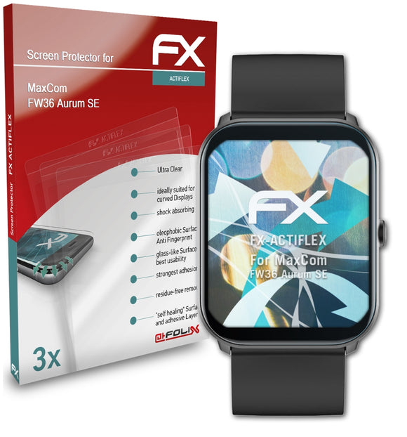 atFoliX FX-ActiFleX Displayschutzfolie für MaxCom FW36 Aurum SE