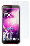 Glasfolie atFoliX kompatibel mit MaxCom Smart MS571 LTE Strong, 9H Hybrid-Glass FX