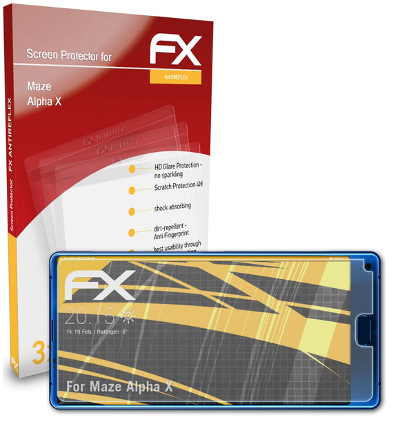 atFoliX FX-Antireflex Displayschutzfolie für Maze Alpha X