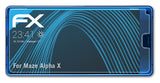 Schutzfolie atFoliX kompatibel mit Maze Alpha X, ultraklare FX (3X)