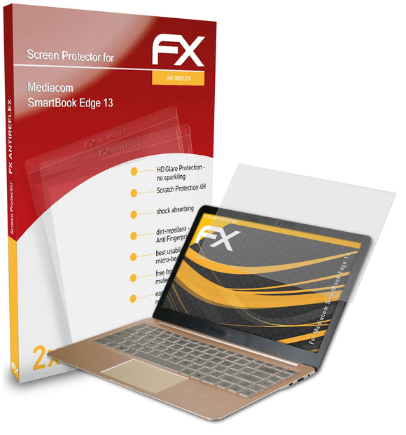 atFoliX FX-Antireflex Displayschutzfolie für Mediacom SmartBook Edge 13