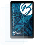 Schutzfolie Bruni kompatibel mit Mediacom SmartPad 10.1 HD iPro 110L, glasklare (2X)