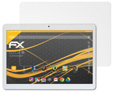 Panzerfolie atFoliX kompatibel mit Mediacom SmartPad Go 10, entspiegelnde und stoßdämpfende FX (2X)