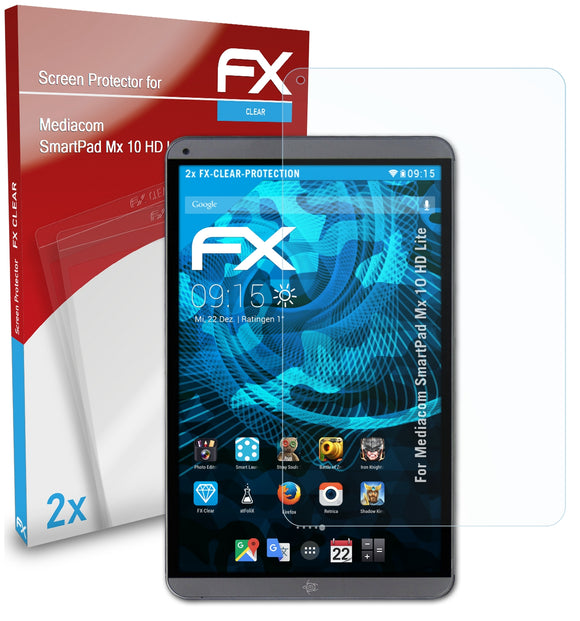 atFoliX FX-Clear Schutzfolie für Mediacom SmartPad Mx 10 HD Lite