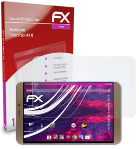 atFoliX FX-Hybrid-Glass Panzerglasfolie für Mediacom SmartPad MX 8