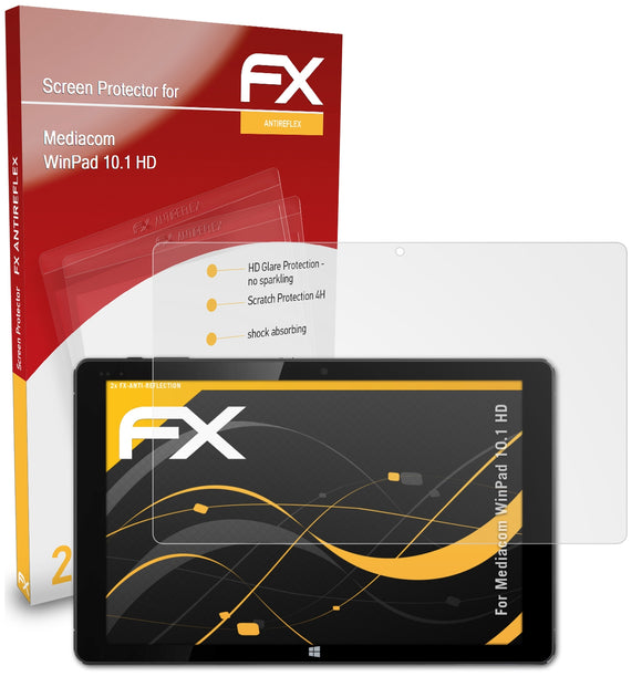 atFoliX FX-Antireflex Displayschutzfolie für Mediacom WinPad 10.1 HD