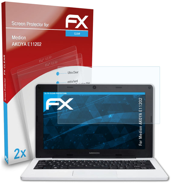 atFoliX FX-Clear Schutzfolie für Medion AKOYA E11202