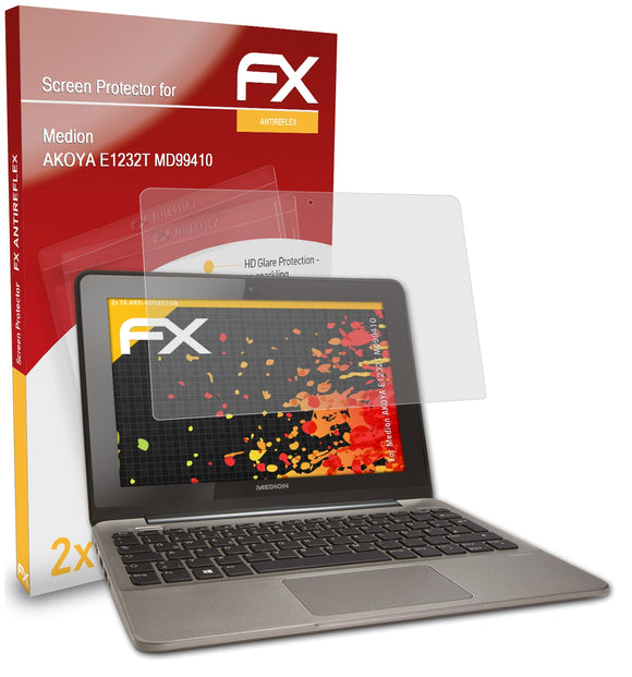 atFoliX FX-Antireflex Displayschutzfolie für Medion AKOYA E1232T (MD99410)