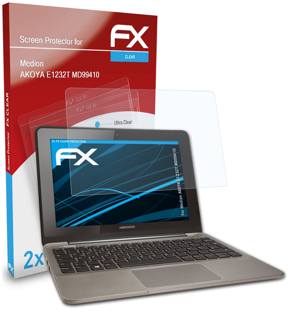 atFoliX FX-Clear Schutzfolie für Medion AKOYA E1232T (MD99410)