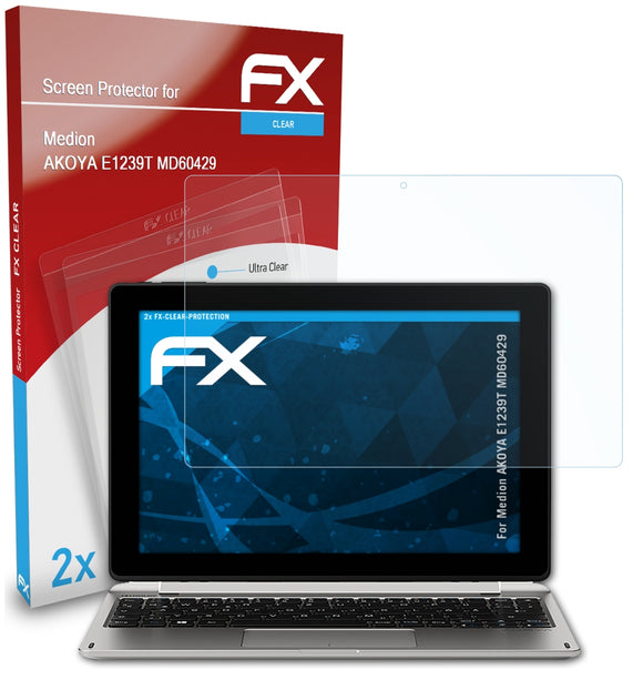atFoliX FX-Clear Schutzfolie für Medion AKOYA E1239T (MD60429)
