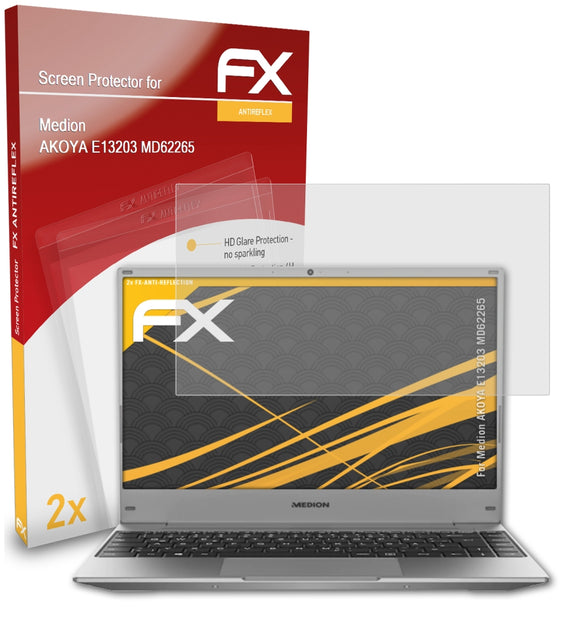 atFoliX FX-Antireflex Displayschutzfolie für Medion AKOYA E13203 (MD62265)