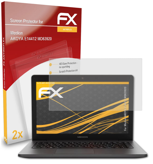atFoliX FX-Antireflex Displayschutzfolie für Medion AKOYA E14412 (MD63920)