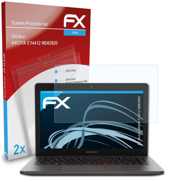 atFoliX FX-Clear Schutzfolie für Medion AKOYA E14412 (MD63920)