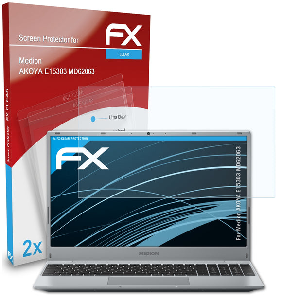 atFoliX FX-Clear Schutzfolie für Medion AKOYA E15303 (MD62063)