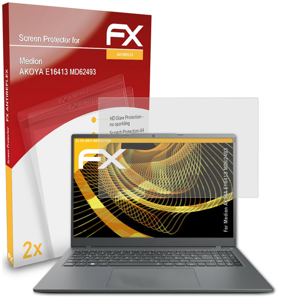 atFoliX FX-Antireflex Displayschutzfolie für Medion AKOYA E16413 (MD62493)
