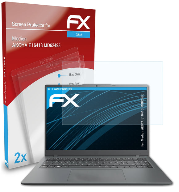 atFoliX FX-Clear Schutzfolie für Medion AKOYA E16413 (MD62493)