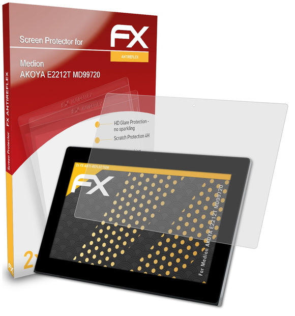 atFoliX FX-Antireflex Displayschutzfolie für Medion AKOYA E2212T (MD99720)
