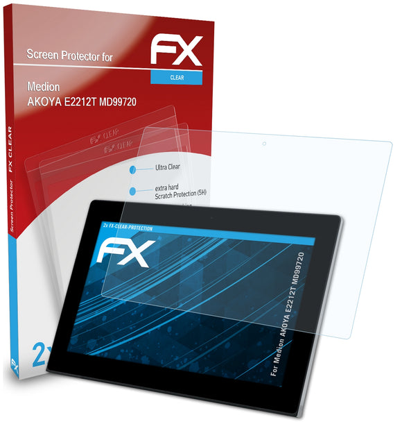 atFoliX FX-Clear Schutzfolie für Medion AKOYA E2212T (MD99720)