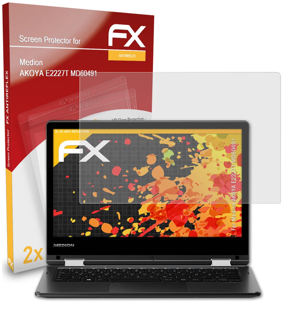 atFoliX FX-Antireflex Displayschutzfolie für Medion AKOYA E2227T (MD60491)