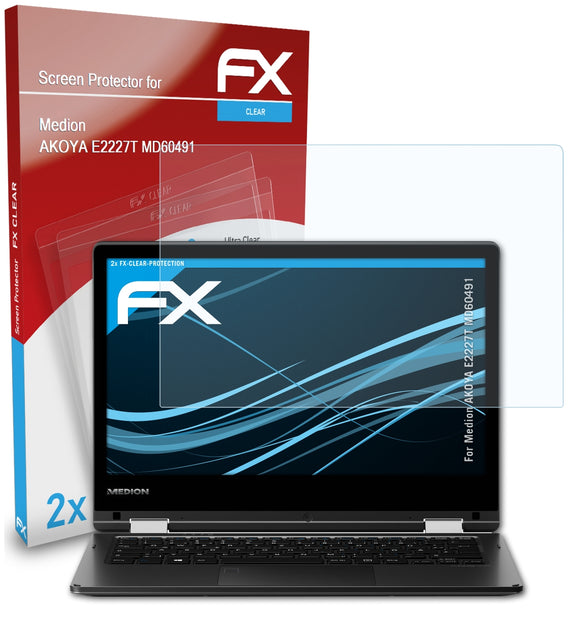 atFoliX FX-Clear Schutzfolie für Medion AKOYA E2227T (MD60491)
