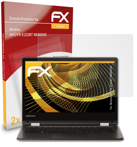 atFoliX FX-Antireflex Displayschutzfolie für Medion AKOYA E2228T (MD60250)