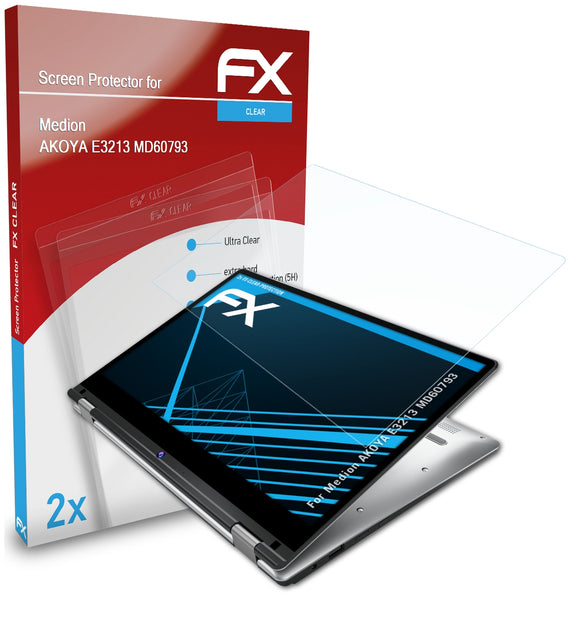 atFoliX FX-Clear Schutzfolie für Medion AKOYA E3213 (MD60793)