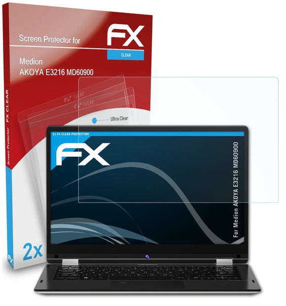 atFoliX FX-Clear Schutzfolie für Medion AKOYA E3216 (MD60900)