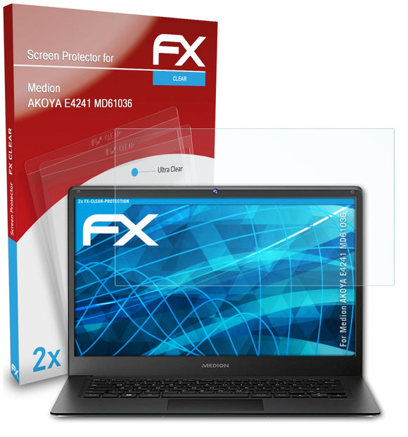 atFoliX FX-Clear Schutzfolie für Medion AKOYA E4241 (MD61036)