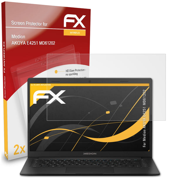atFoliX FX-Antireflex Displayschutzfolie für Medion AKOYA E4251 (MD61202)
